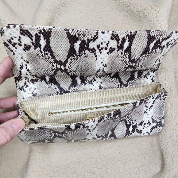 Lauren Merkin Clutch Snakeskin print